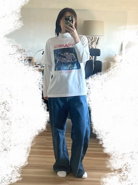 「anuke（アンヌーク）のアイテム（パンツ）」を使った、nnnm17mさん（レディース・163cm）の春コーディネート