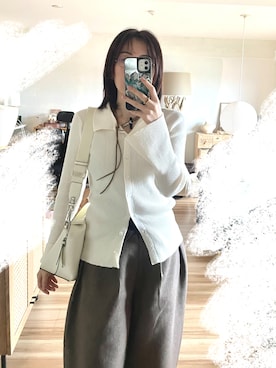 「アイテム（アクセサリー）」を使った、nnnm17mさん（レディース・163cm）の春コーディネート