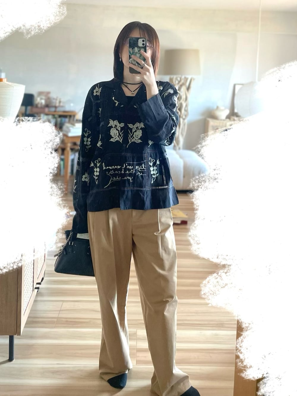 タック入りワイドチノパン　ANOTHER S ANOTHER S（アナザーエス）の「タック入りワイドチノパン（チノパンツ