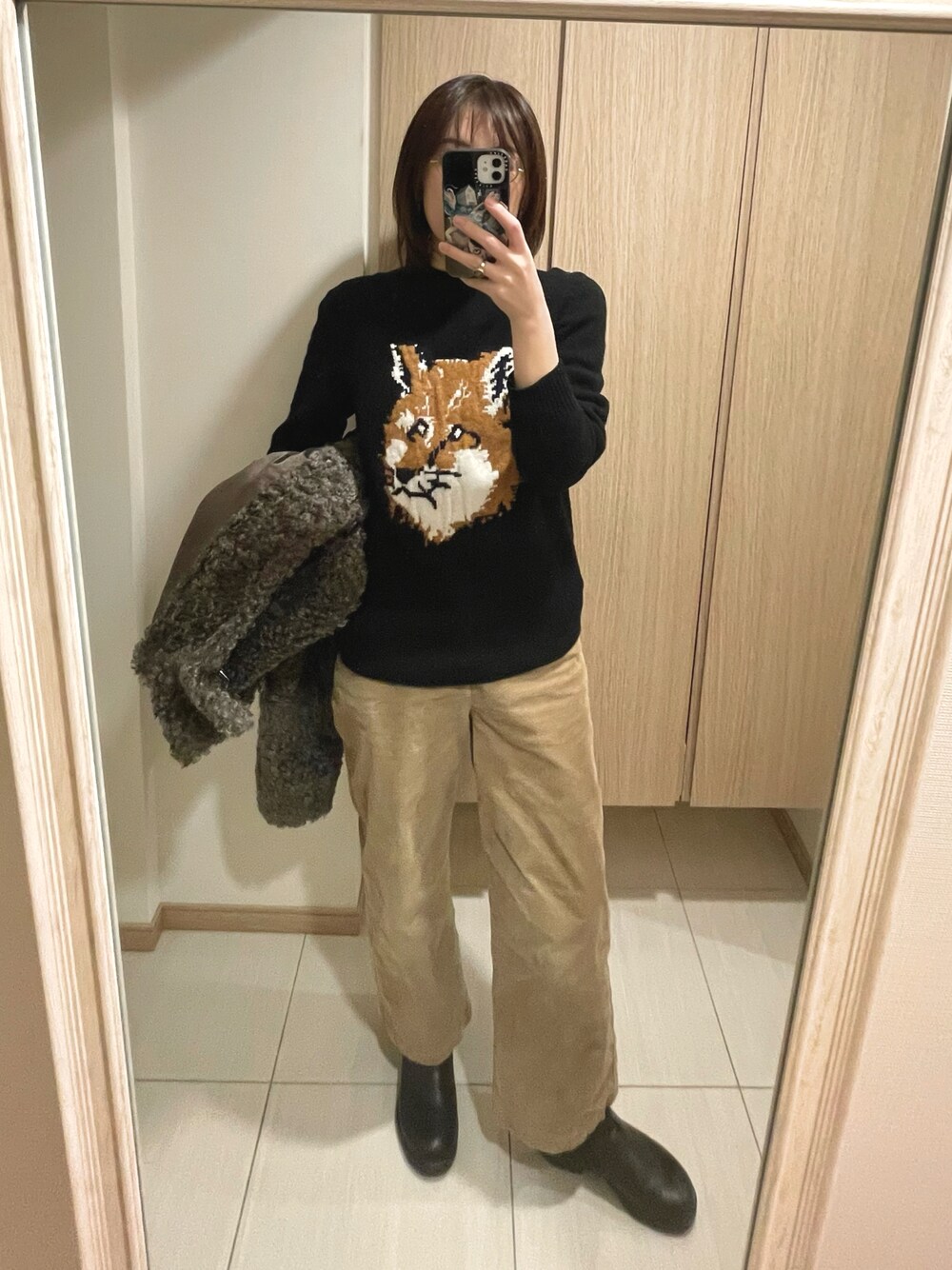 Maison Kitsune（メゾンキツネ）の「BIG FOX HEAD PULLOVER（ニット