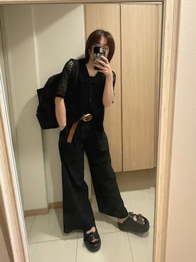 「アイテム（ピアス（両耳用））」を使った、nuhe2さん（レディース・163cm）の秋コーディネート