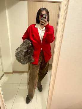 「Ameri（アメリ）のアイテム」を使った、nuhe2さん（レディース・163cm）の冬コーディネート