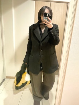 nuhe2さん(レディース・163cm)の冬コーディネート