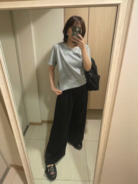 「アイテム（ネックレス）」を使った、nuhe2さん（レディース・163cm）の秋コーディネート