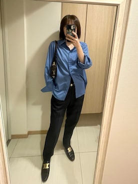 「TOD’S（トッズ）のアイテム」を使った、nuhe2さん（レディース・163cm）の秋コーディネート