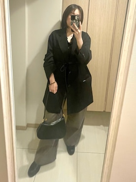 「THE YOn（ザヨン）のアイテム」を使った、nuhe2さん（レディース・163cm）の冬コーディネート