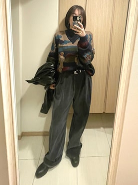 「Blundstone（ブランドストーン）のアイテム」を使った、nuhe2さん（レディース・163cm）の冬コーディネート