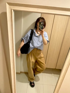 「アイテム（タンクトップ）」を使った、nuhe2さん（レディース・163cm）の夏コーディネート