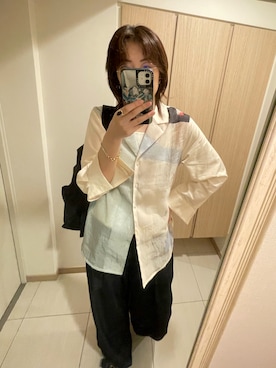 「アイテム（ネックレス）」を使った、nuhe2さん（レディース・163cm）の秋コーディネート