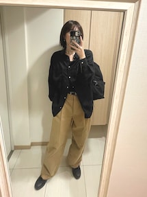 ANOTHER S（アナザーエス）の「タック入りワイドチノパン（チノパンツ