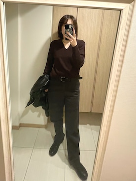 「UNIQLOコーデ」｜nuhe2さん（レディース・163cm）の秋コーディネート