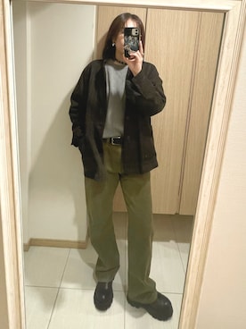 「アイテム（チョーカー）」を使った、nuhe2さん（レディース・163cm）の秋コーディネート