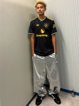 「アイテム（Tシャツ/カットソー）」を使った、AKさん（メンズ・180cm）の夏コーディネート
