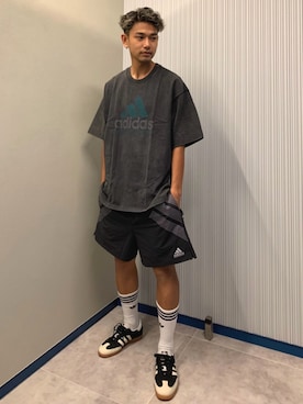 「アイテム（ソックス/靴下）」を使った、AKさん（メンズ・180cm）の夏コーディネート