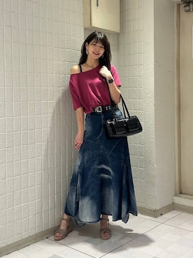 moekaさん（レディース・174cm・20代）の夏コーディネート