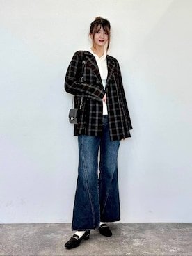 「31 Sons de mode（トランテアン　ソン　ドゥ　モード）のアイテム」を使った、moekaさん（レディース・174cm）の秋コーディネート