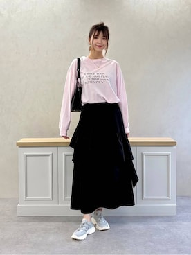 moekaさん（レディース・174cm）の秋コーディネート