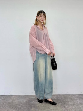 moekaさん（レディース・174cm）の夏コーディネート
