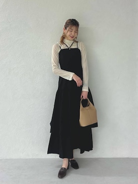 「31 Sons de mode（トランテアン　ソン　ドゥ　モード）のアイテム」を使った、moekaさん（レディース・174cm）の冬コーディネート