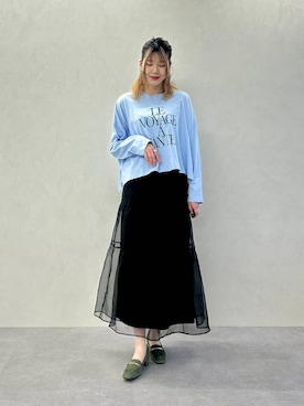 「WA ORiental TRaffic（ダブルエーオリエンタルトラフィック）のアイテム」を使った、moekaさん（レディース・174cm）の春コーディネート