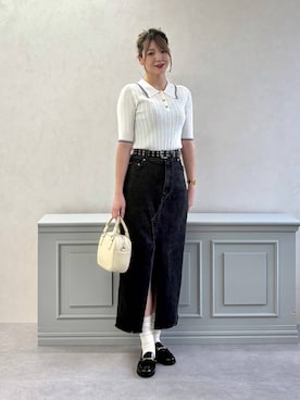 moekaさん（レディース・174cm）の夏コーディネート