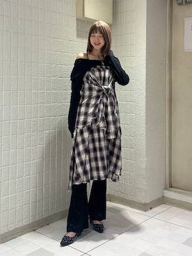 「アイテム（パンプス）」を使った、moekaさん（レディース・174cm）の夏コーディネート