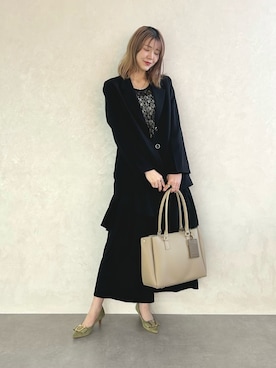 「WA ORiental TRaffic（ダブルエーオリエンタルトラフィック）のアイテム」を使った、moekaさん（レディース・174cm）の春コーディネート