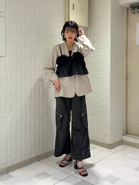 moekaさん(レディース・174cm)の夏コーディネート