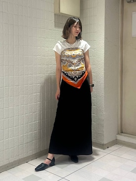 「アイテム（パンプス）」を使った、moekaさん（レディース・174cm）の夏コーディネート