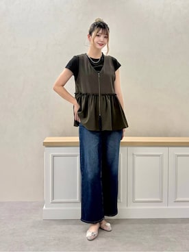 moekaさん（レディース・174cm）の夏コーディネート