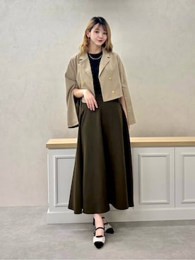moekaさん(レディース・174cm)の秋コーディネート
