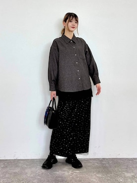「MISCH MASCH（ミッシュマッシュ）のアイテム」を使った、moekaさん（レディース・174cm）の秋コーディネート