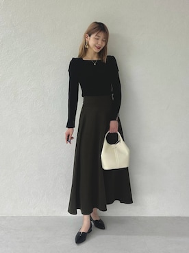 「31 Sons de mode（トランテアン　ソン　ドゥ　モード）のアイテム」を使った、moekaさん（レディース・174cm）の冬コーディネート