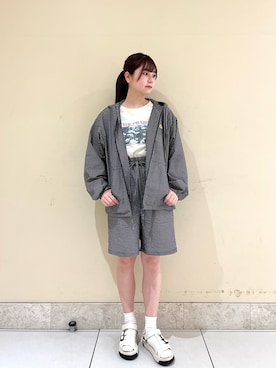 「サッカー」｜「アイテム（その他）」を使った、🧸まゆ🐰さん（レディース・158cm）の春コーディネート