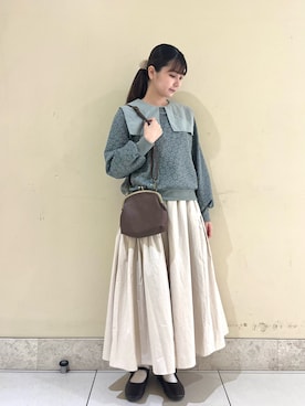 「ナチュラルスタイル」｜「アイテム（その他）」を使った、🧸まゆ🐰さん（レディース・158cm）の秋コーディネート