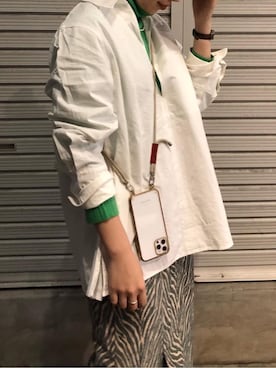 山本泰羽さん（レディース・162cm）の秋コーディネート