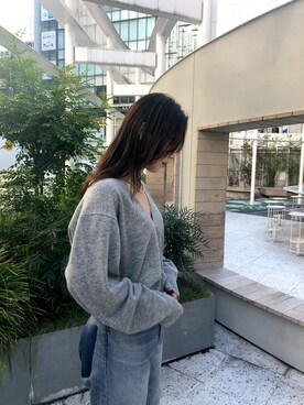山本泰羽さん（レディース・162cm）の冬コーディネート