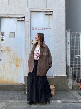 山本泰羽さん（レディース・162cm）の夏コーディネート