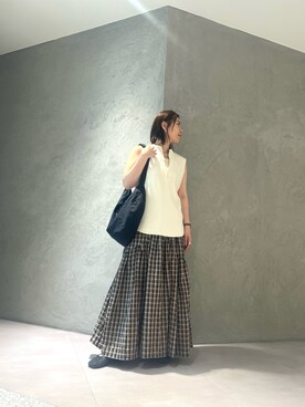 山本泰羽さん（レディース・162cm）の夏コーディネート