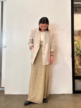 山本泰羽さん(レディース・162cm)の春コーディネート