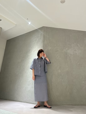 山本泰羽さん（レディース・162cm）の春コーディネート