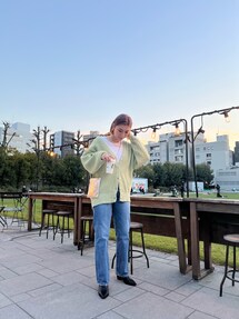 ミックスヤーンルーズニットカーデ｜アングリッド（Ungrid