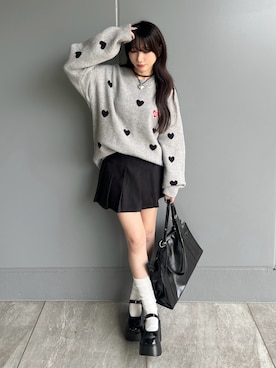 「アイテム（パンプス）」を使った、IROさん（レディース・156cm）の秋コーディネート