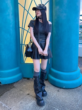「FOREVER 21（フォーエバー トゥエンティーワン）のアイテム」を使った、IROさん（レディース・156cm）の春コーディネート