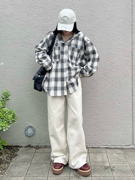「lilful（リルフル）のアイテム」を使った、        IROさん（レディース・156cm）の秋コーディネート