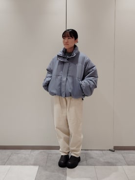 「Samansa Mos2（サマンサ モスモス）のアイテム（その他アウター）」を使った、ななさん（レディース・150cm）の冬コーディネート