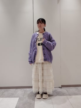 「アイテム（ドレスシューズ、ベージュ系）」を使った、ななさん（レディース・150cm）の秋コーディネート