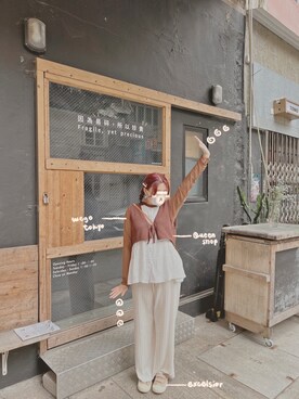 「EXCELSIOR（エクセルシオール）のアイテム」を使った、bearly.lookbookさん（レディース・162cm）の秋コーディネート