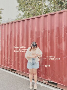 「EXCELSIOR（エクセルシオール）のアイテム」を使った、bearly.lookbookさん（レディース・162cm）の春コーディネート