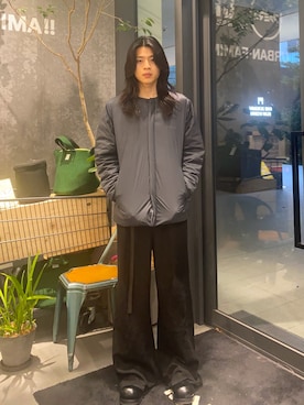 「アイテム（ダウンジャケット/コート）」を使った、k0k0k0k0さん（メンズ・175cm・10代）の秋コーディネート